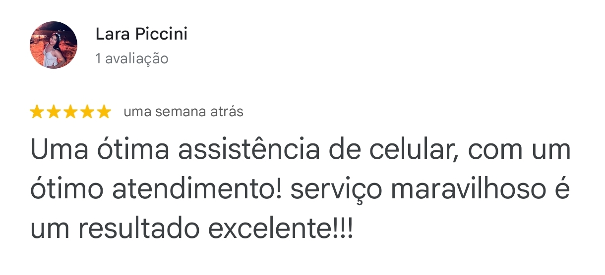 Avaliação de cliente da Fortech Soluções no Google