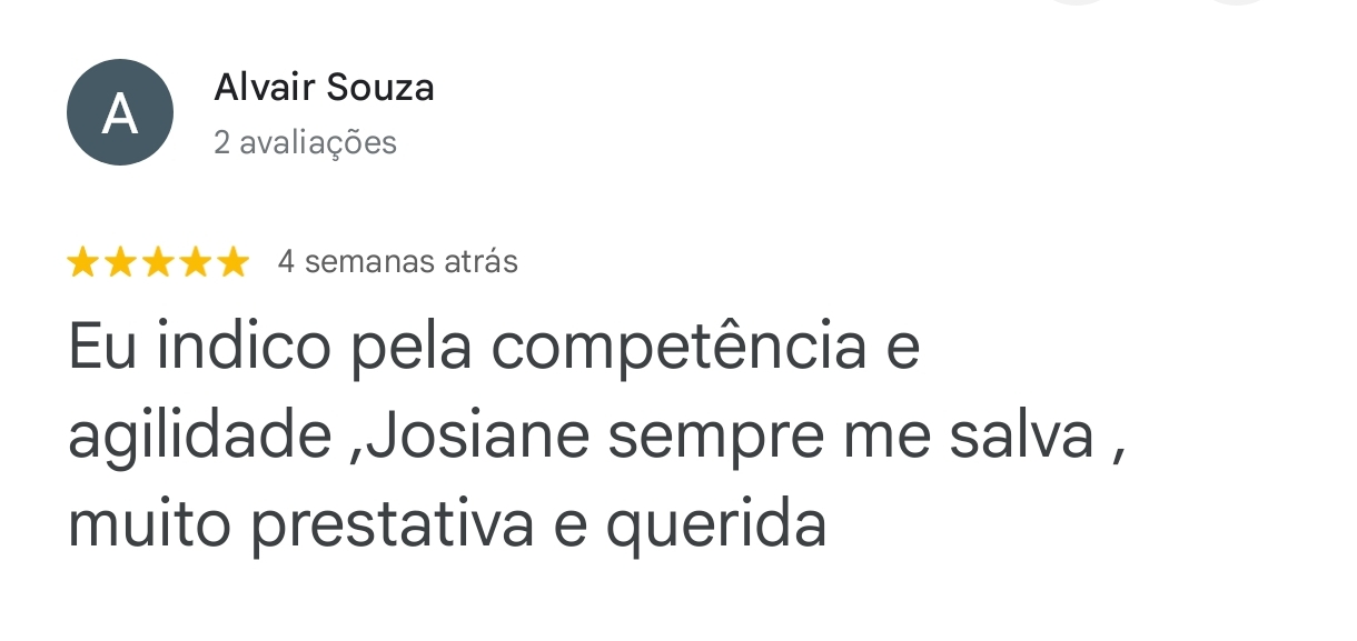 Avaliação de cliente da Fortech Soluções no Google